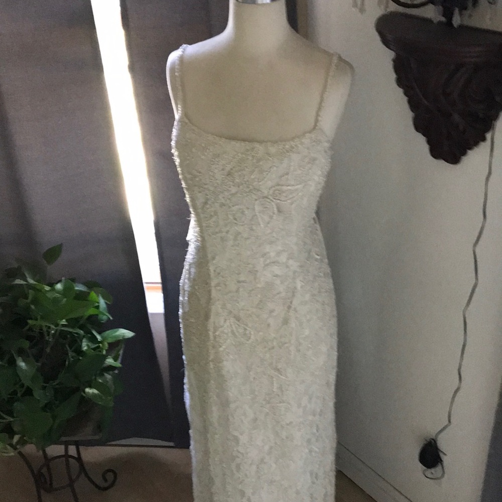 Beaded evening gown